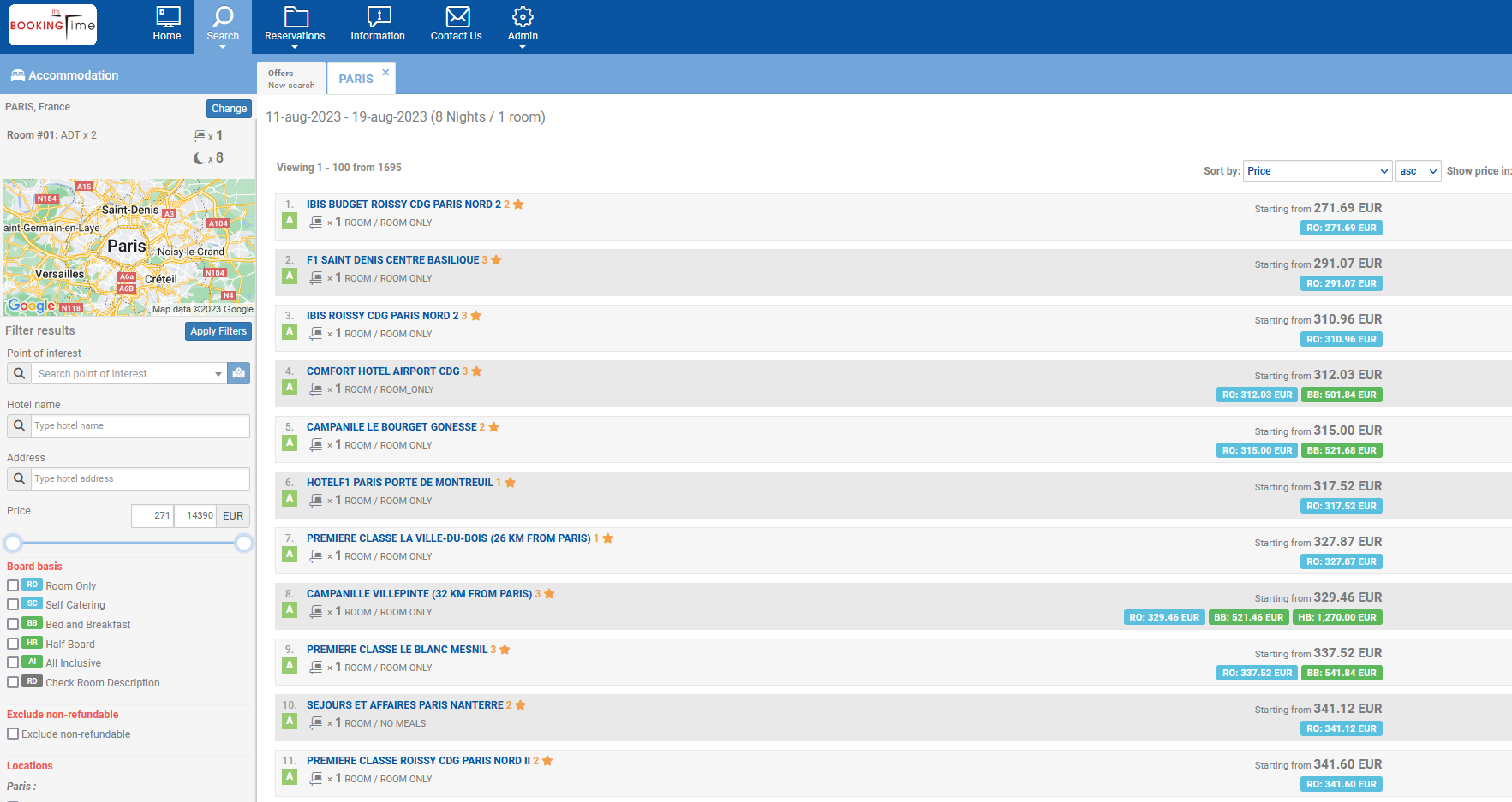 Booking Time Interface 3