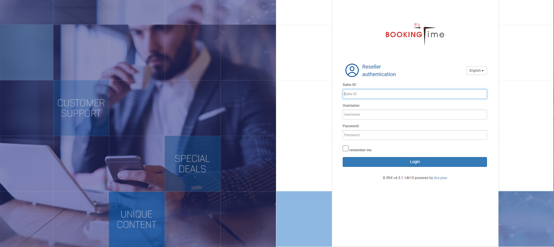 Booking Time Interface 1