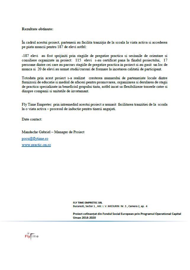 comunicat de presa