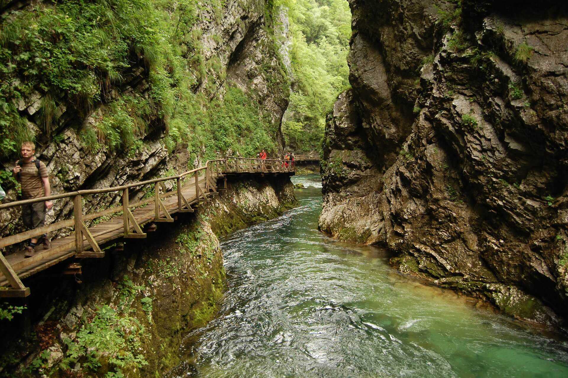 Cheile Vintgar din Slovenia