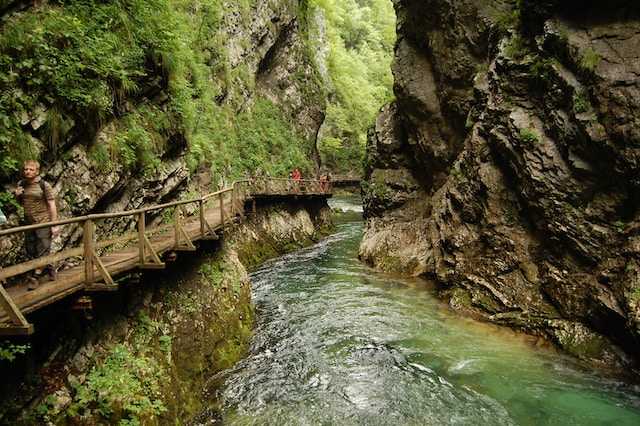 Cheile Vintgar din Slovenia